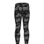 Motorcycle Quote Pattern Print Men's leggings