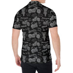 Motorcycle Quote Pattern Print Men's Shirt