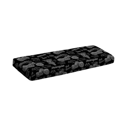 Motorcycle Quote Pattern Print Piano Keyboard Cover