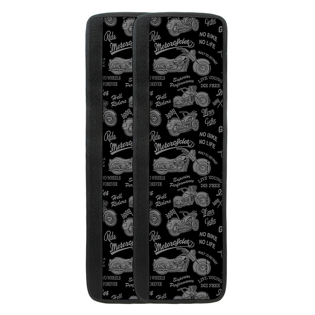 Motorcycle Quote Pattern Print Refrigerator Handle Covers