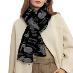 Motorcycle Quote Pattern Print Scarf