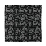 Motorcycle Quote Pattern Print Silk Bandana