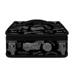 Motorcycle Quote Pattern Print Small Lunch Bag