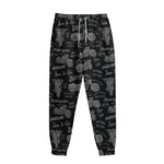 Motorcycle Quote Pattern Print Sweatpants