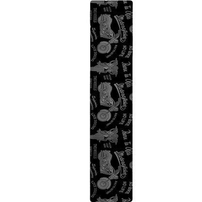 Motorcycle Quote Pattern Print Table Runner