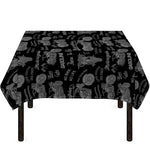 Motorcycle Quote Pattern Print Tablecloth