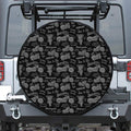 Motorcycle Quote Pattern Print Tire Cover