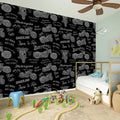 Motorcycle Quote Pattern Print Wall Sticker