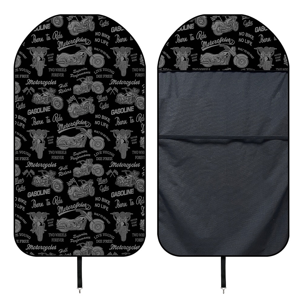 Motorcycle Quote Pattern Print Waterproof Car Seat Cover