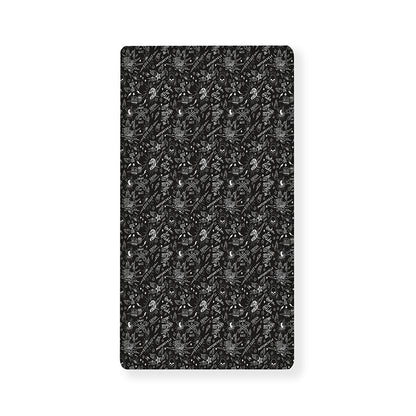 Motorcycle Words Pattern Print Baby Crib Sheet