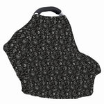 Motorcycle Words Pattern Print Baby Seat Cover