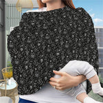 Motorcycle Words Pattern Print Baby Seat Cover