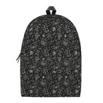 Motorcycle Words Pattern Print Backpack