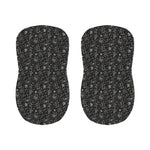 Motorcycle Words Pattern Print Bar Stool Covers