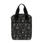 Motorcycle Words Pattern Print Bible Tote Bag