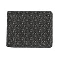 Motorcycle Words Pattern Print Bifold Wallet