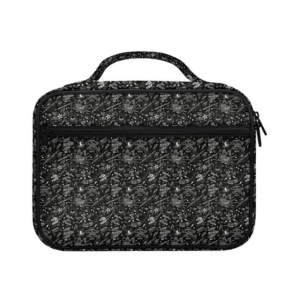 Motorcycle Words Pattern Print Briefcase Bible Bag
