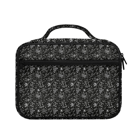 Motorcycle Words Pattern Print Briefcase Bible Bag