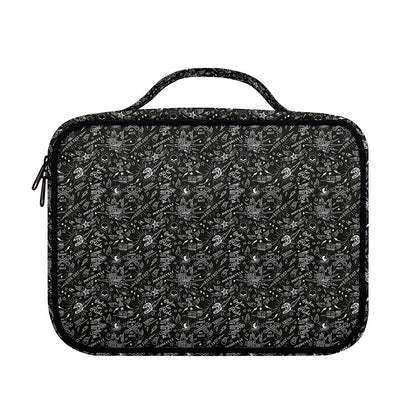 Motorcycle Words Pattern Print Briefcase Bible Bag