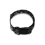 Motorcycle Words Pattern Print Dog Collar