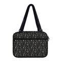 Motorcycle Words Pattern Print Double Strap Bible Bag