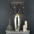 Motorcycle Words Pattern Print Drum Lamp Shade