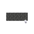 Motorcycle Words Pattern Print Extended Mouse Pad
