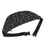Motorcycle Words Pattern Print Fanny Pack