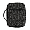 Motorcycle Words Pattern Print Front Pocket Bible Bag