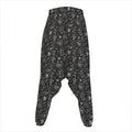 Motorcycle Words Pattern Print Hammer Pants