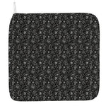Motorcycle Words Pattern Print Hand Towel