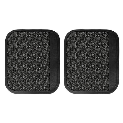 Motorcycle Words Pattern Print Handle Covers