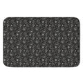 Motorcycle Words Pattern Print Indoor Door Mat