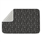 Motorcycle Words Pattern Print Indoor Door Mat