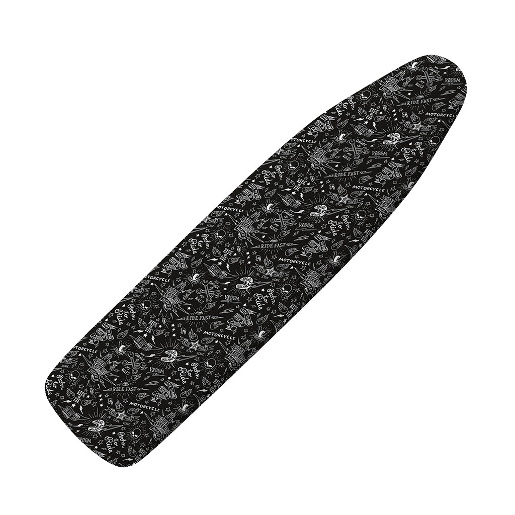 Motorcycle Words Pattern Print Ironing Board Cover
