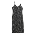 Motorcycle Words Pattern Print Jersey Midi Cami Dress
