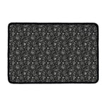Motorcycle Words Pattern Print Kitchen Mat