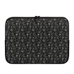 Motorcycle Words Pattern Print Laptop Sleeve