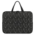 Motorcycle Words Pattern Print Laptop Sleeve With Handle