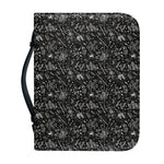 Motorcycle Words Pattern Print Leather Bible Cover