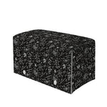 Motorcycle Words Pattern Print Leather Tissue Box Cover
