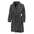 Motorcycle Words Pattern Print Men's Bathrobe