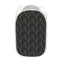 Motorcycle Words Pattern Print Mesh Laundry Hamper