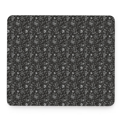 Motorcycle Words Pattern Print Mouse Pad