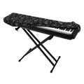 Motorcycle Words Pattern Print Piano Keyboard Cover