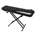 Motorcycle Words Pattern Print Piano Keyboard Cover