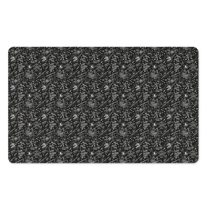 Motorcycle Words Pattern Print Polyester Doormat