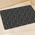 Motorcycle Words Pattern Print Polyester Doormat