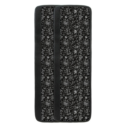 Motorcycle Words Pattern Print Refrigerator Handle Covers