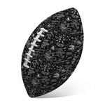 Motorcycle Words Pattern Print Rugby Ball